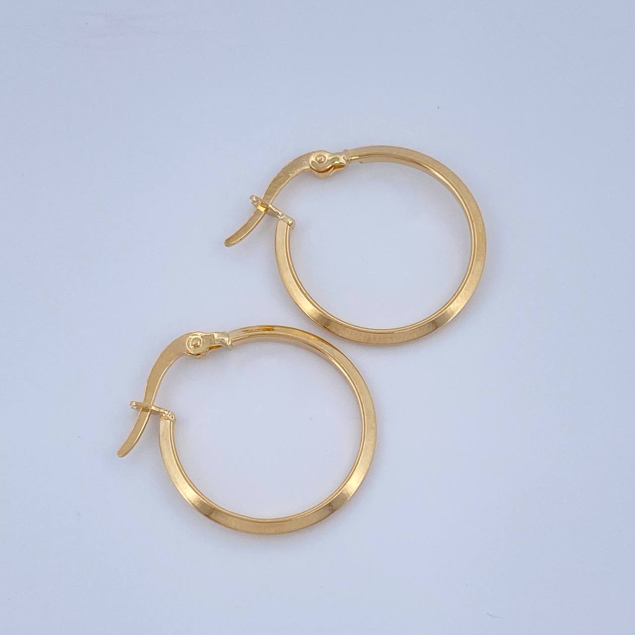 Candongas Clau 1gr / 3/4 in / Oro Amarillo 18K &