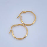 Candongas Clau 1gr / 3/4 in / Oro Amarillo 18K &