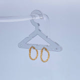 Candongas Kari 0.8gr / 1/2 in / Oro Amarillo 18K &