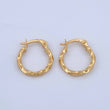 Candongas Kari 0.85gr / 1/2 in / Oro Amarillo 18K &