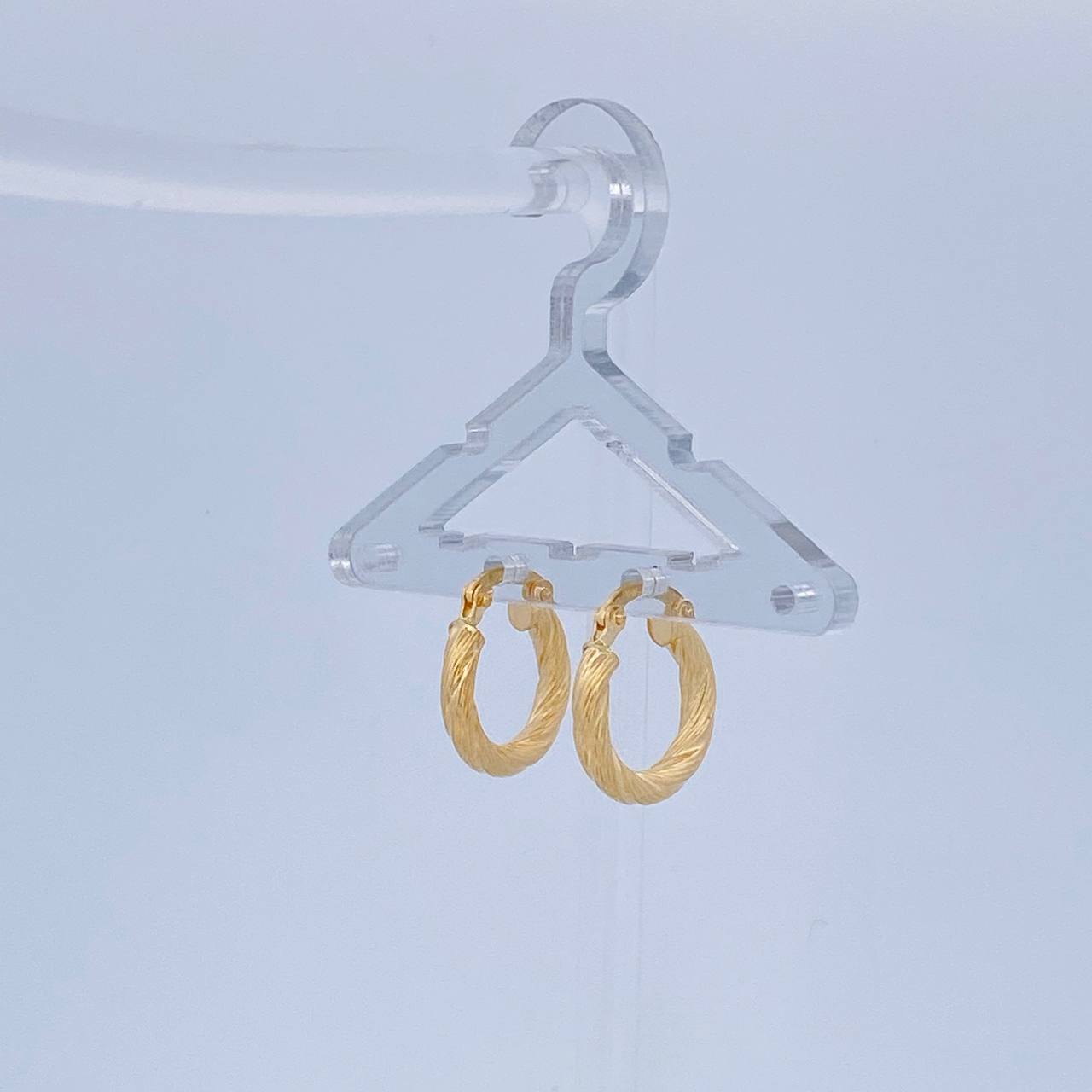 Candongas Ivy 1.6gr / 3/4 in / Oro Amarillo 18K &