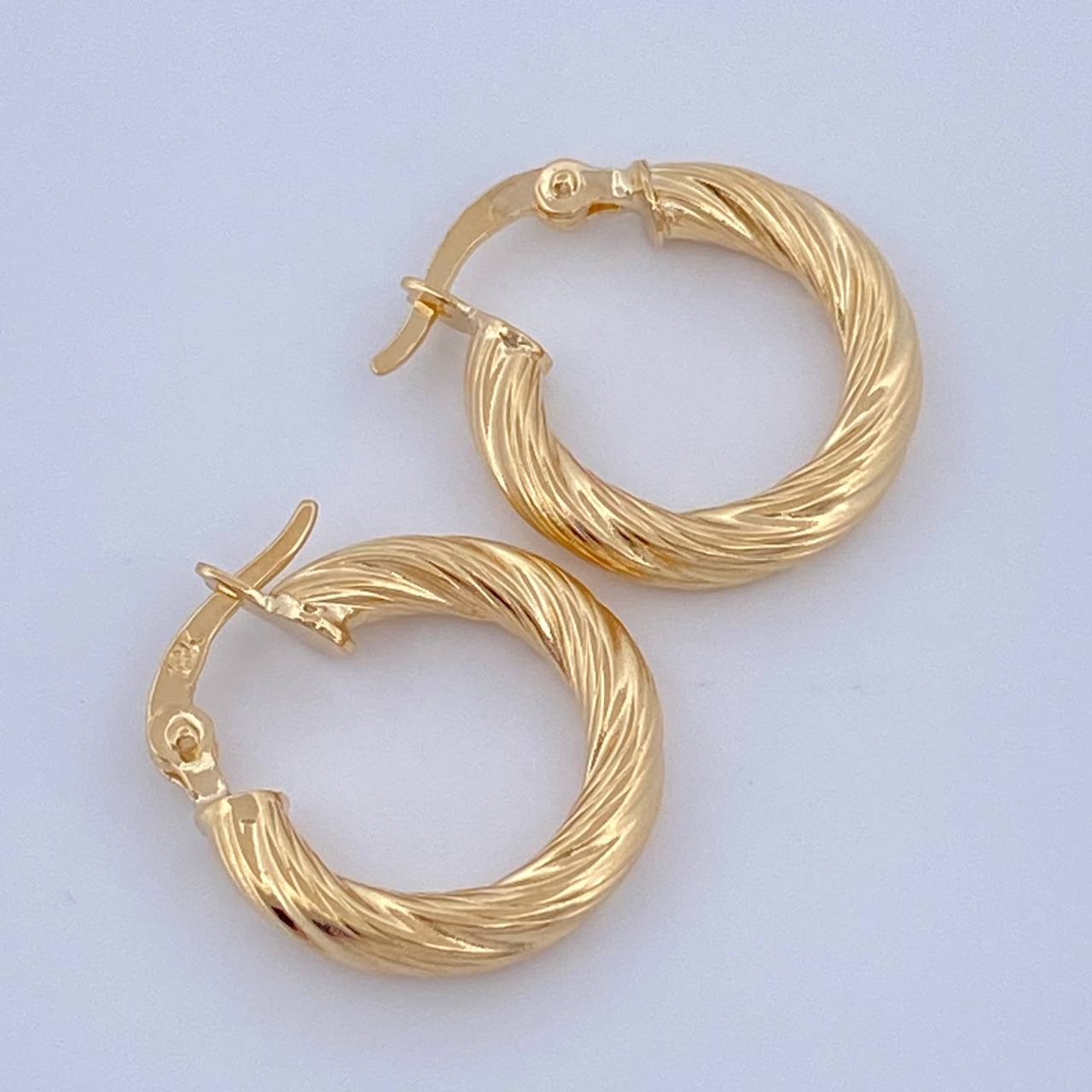 Candongas Ivy 1.6gr / 3/4 in / Oro Amarillo 18K &