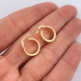 Candongas Diani 1.55gr / 1/2 in / Oro Amarillo 18K &