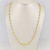 Cadena Rustica Burbuja 10.9g / 24 in / 3.28mm Oro Amarillo 18K