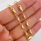 Cadena Rustica 14.7g / 24 in / 3.6mm Oro Amarillo 18K