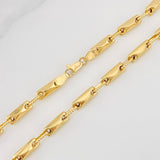 Cadena Rustica 14.7g / 24 in / 3.6mm Oro Amarillo 18K