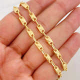 Cadena Rustica Corona 10.85g / 20 in / 4.21mm Oro Amarillo 18K