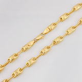 Cadena Rustica Corona 10.85g / 20 in / 4.21mm Oro Amarillo 18K