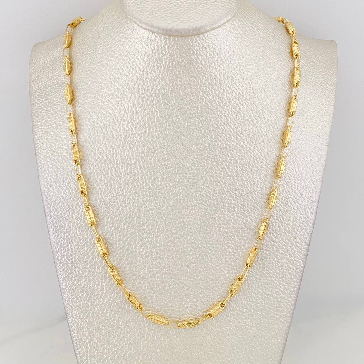 Cadena Rustica 12.15g / 24 in / 3.65mm Oro Amarillo 18K