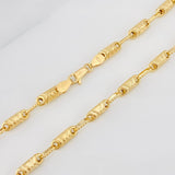 Cadena Rustica 12.15g / 24 in / 3.65mm Oro Amarillo 18K