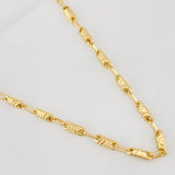 Cadena Rustica 12.15g / 24 in / 3.65mm Oro Amarillo 18K