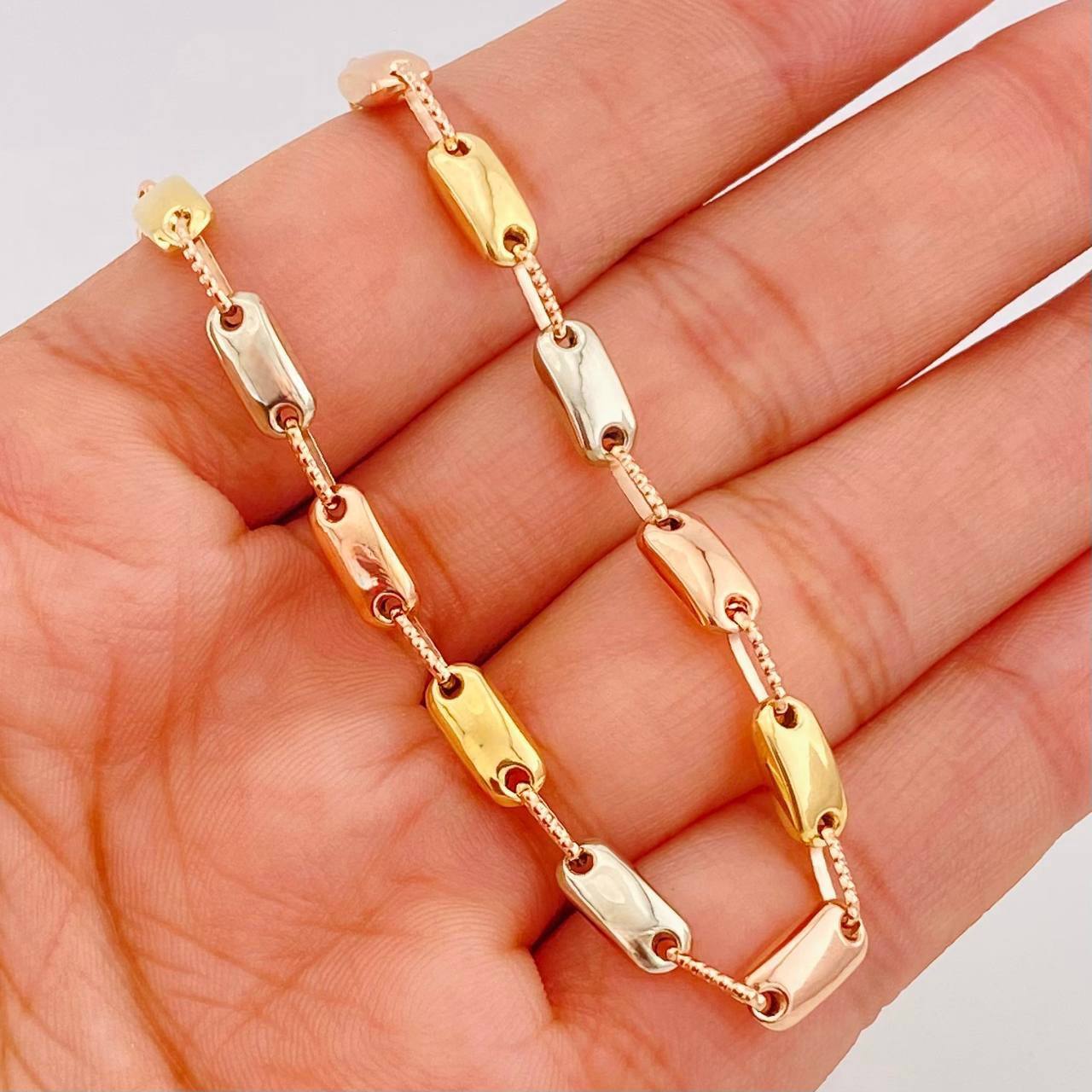 Cadena Rustica Adije 13.7g / 24 in / 4.3mm Tres Oros 18K