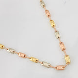 Cadena Rustica Adije 13.7g / 24 in / 4.3mm Tres Oros 18K