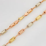 Cadena Rustica Tribal 13.4g / 24 in / 3.7mm Tres Oros 18K