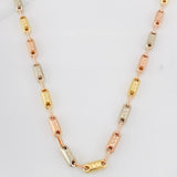 Cadena Rustica Tribal 13.4g / 24 in / 3.7mm Tres Oros 18K