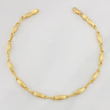 Pulso Rustica Eslabon 3.65g / 7 3/4 in / 3.17mm Oro Amarillo 18K