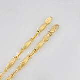 Pulso Rustica Eslabon 3.65g / 7 3/4 in / 3.17mm Oro Amarillo 18K