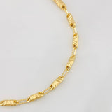 Pulso Rustica 4.3g / 8 in / 3.54mm Oro Amarillo 18K