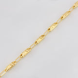 Pulso Rustica 4.3g / 8 in / 3.54mm Oro Amarillo 18K