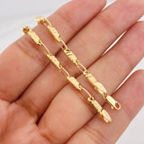 Pulso Rustica 4.3g / 8 in / 3.54mm Oro Amarillo 18K