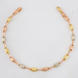 Pulso Rustica Paris 3.65g / 7 1/2 in / 3.48mm Tres Oros 18K