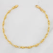 Pulso Rustica Burbuja 3.85g / 7 3/4 in / 3.22mm Oro Amarillo 18K
