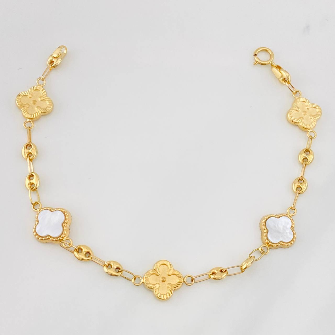 Bracelet GC Clover 4.35g / 7 1/2 in / 4.04mm Rose Gold 18K