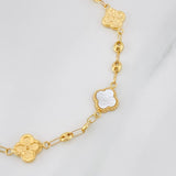 Bracelet GC Clover 4.35g / 7 1/2 in / 4.04mm Rose Gold 18K
