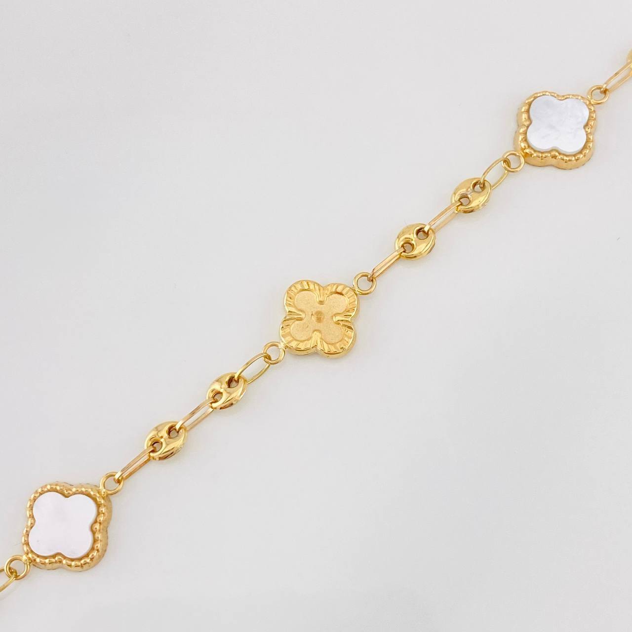 Bracelet GC Clover 4.35g / 7 1/2 in / 4.04mm Rose Gold 18K