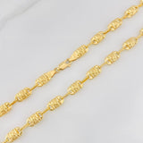 Rustic Crown Chain 16.2g / 24 in / 5.24mm Yellow Gold 18K