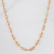 Cadena Rustica Cilindro 8.75g / 24 in / 3.18mm Oro Rosa 18K