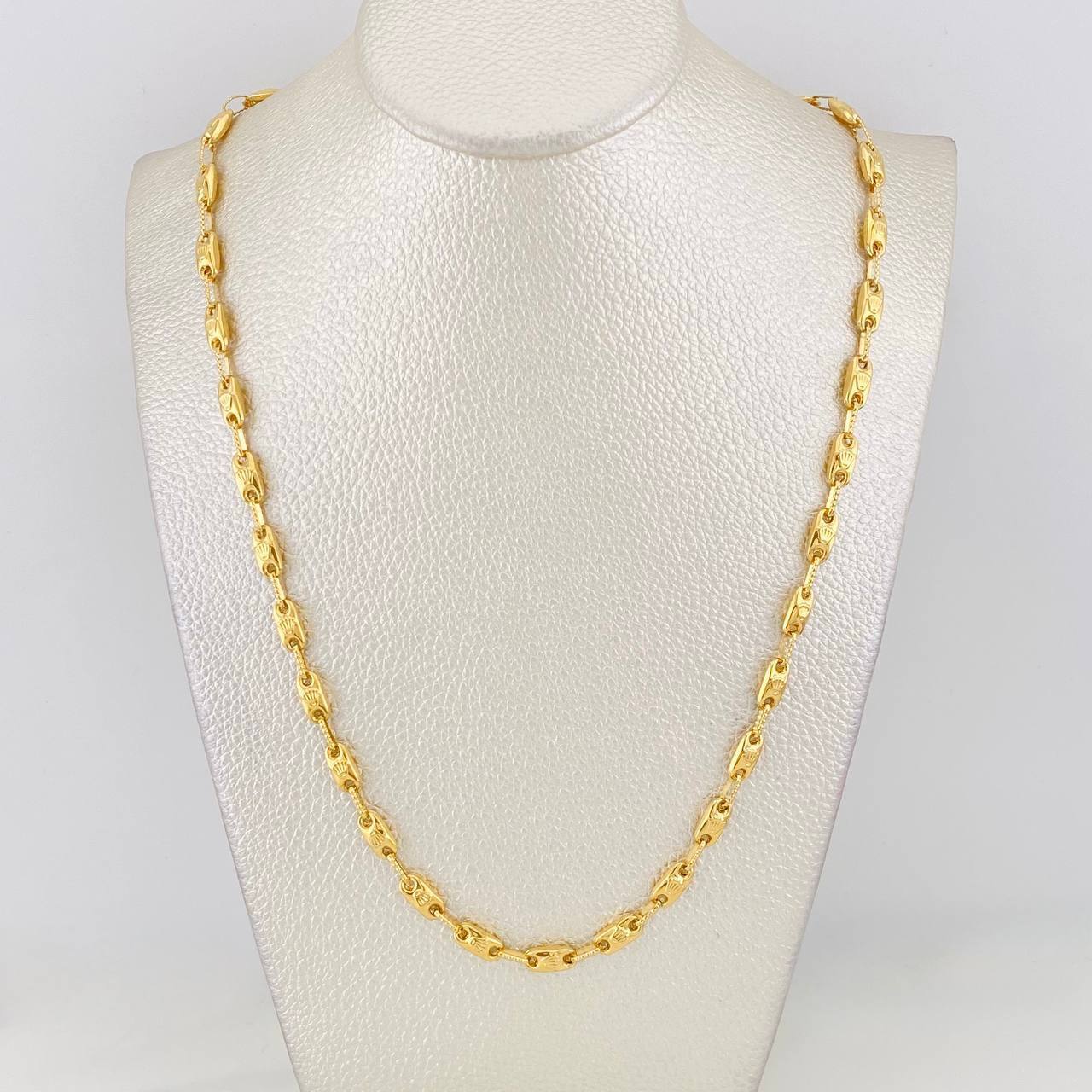 Rustic Crown Chain 13.65g / 24 in / 4.34mm Yellow Gold 18K