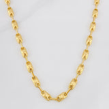 Rustic Crown Chain 13.65g / 24 in / 4.34mm Yellow Gold 18K