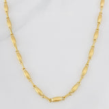 Rustic Link Chain 10.4g / 24 in / 3.15mm Yellow Gold 18K