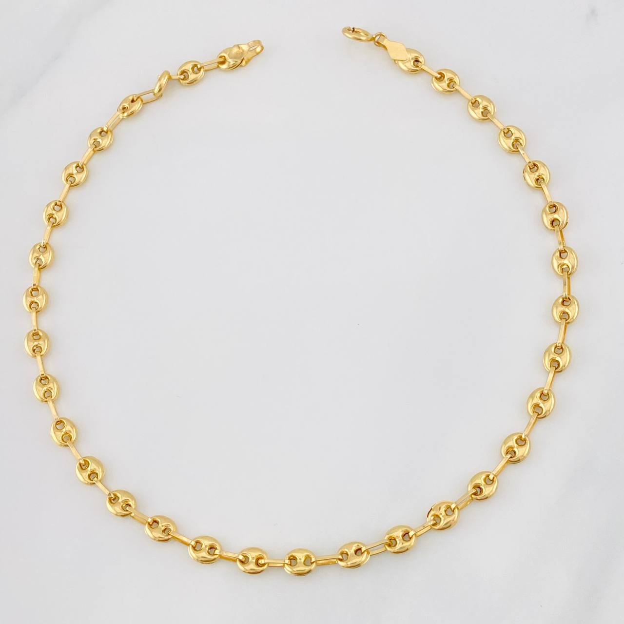 Tobillera GC 3.35g / 10 1/4 in / 3.91mm Oro Amarillo 18K