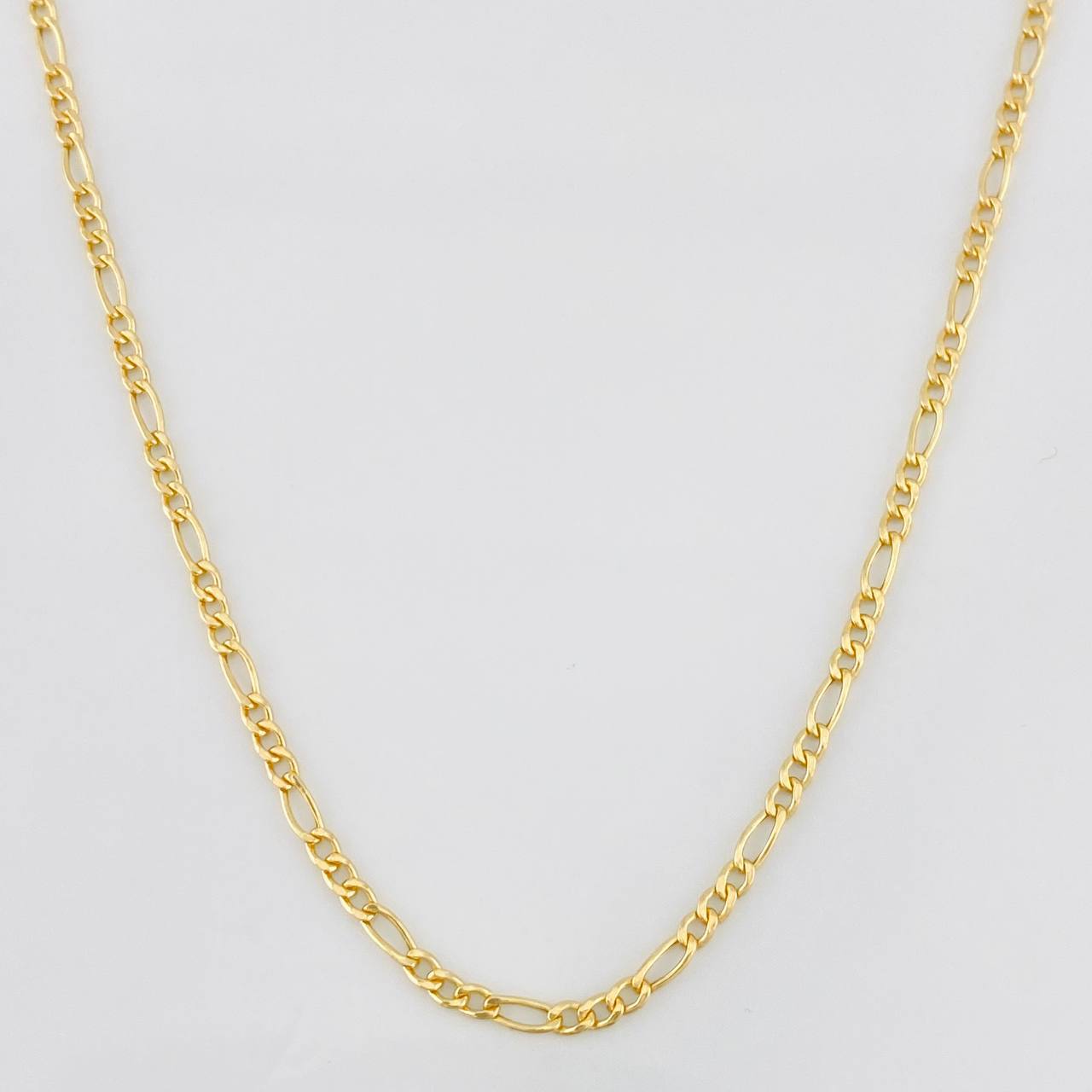 Cadena Figaro 1.8g / 24 in / 1.72mm Oro Amarillo 18K