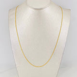 Cadena China 1.75g / 20 in / 1mm Oro Amarillo 18K
