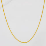 Cadena China 1.75g / 20 in / 1mm Oro Amarillo 18K