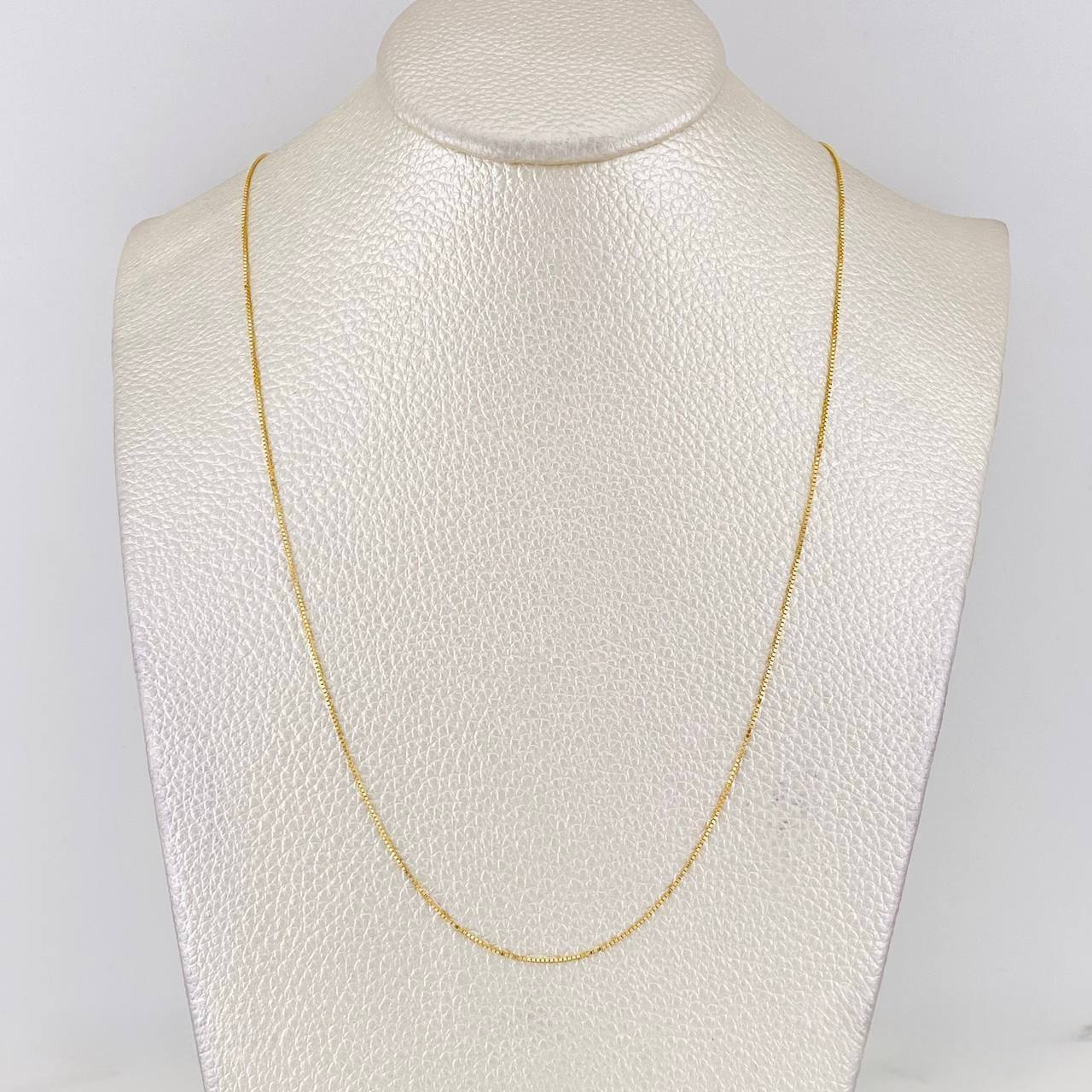 Cadena Veneciana 1.2g / 18 in / 0.5mm Oro Amarillo 18K
