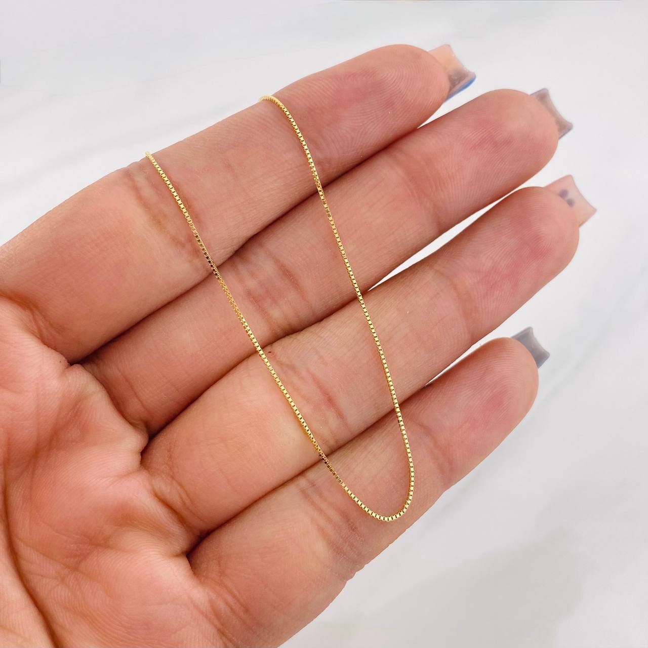 Cadena Veneciana 1.35g / 20 in / 0.62mm Oro Amarillo 18K