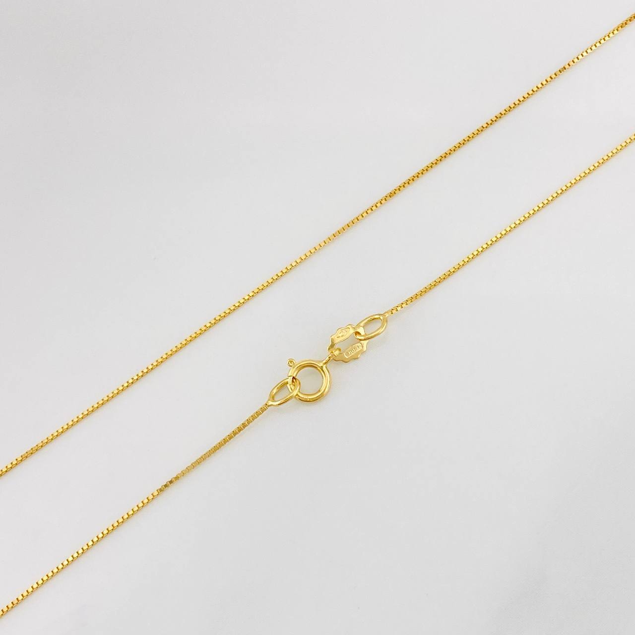 Cadena Veneciana 1.2g / 18 in / 0.5mm Oro Amarillo 18K