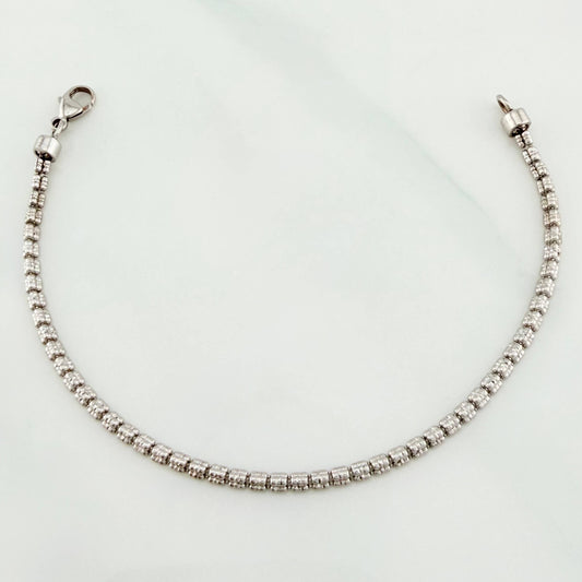 Pulso Ice 4.1 g / 6 1/2 in / 2.3 mm Oro Blanco 18K