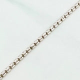 Bracelet Ice 4.1 g / 6 1/2 in / 2.3 mm White Gold 18K