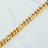 Pulso Figaro Trenzado 10.7 g / 8 1/2 in / 8.17 mm Oro Amarillo 18K