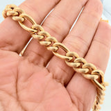 Pulso Figaro Trenzado 10.7 g / 8 1/2 in / 8.17 mm Oro Amarillo 18K