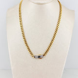 Cuban Links Infinity 18.95 g / 24 1/4 in / 4.72 mm Two-tone Yellow White 18K