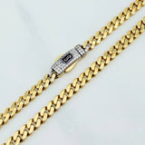 Cuban Links Infinity 18.95 g / 24 1/4 in / 4.72 mm Two-tone Yellow White 18K