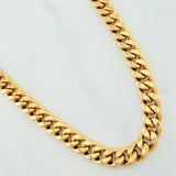 Cadena Cubana 17.15 g / 23 3/4 in / 7.45 mm Oro Amarillo 18K