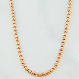 Cadena Ice 14.05 g / 23 3/4 in / 2.45 mm Tres Oros 18K