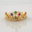 Anillo Corona 3.35g / T6 1/4 Oro Amarillo 18K
